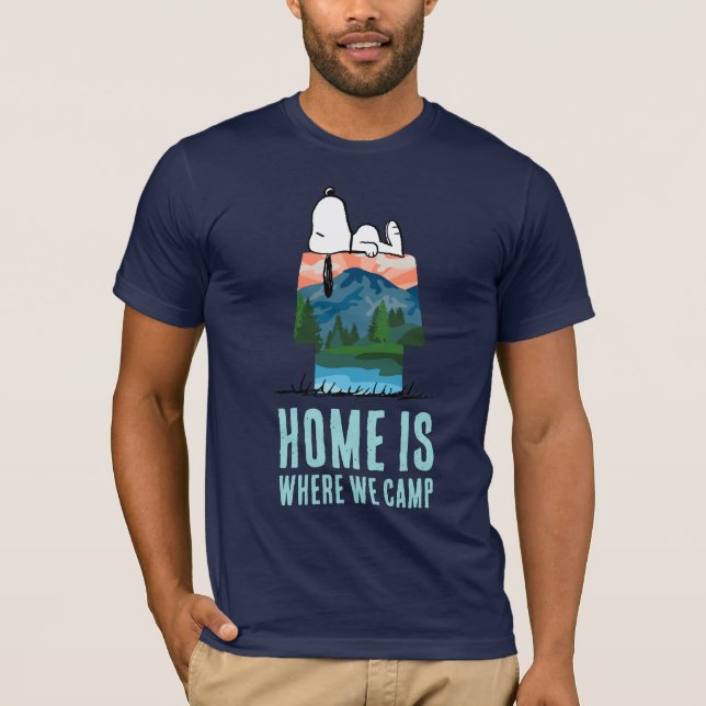 Camiseta Amendoins | Snoopy Dog Sunset View (Frente)