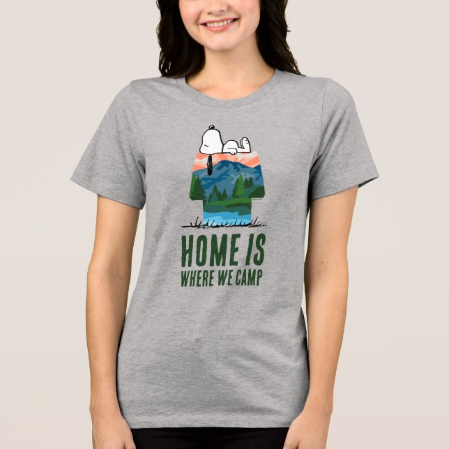 Camiseta Amendoins | Snoopy Dog Sunset View (Frente)