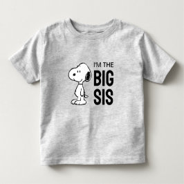 Camiseta Amendoins Snoopy | Eu sou a Irmã Mais Velha
