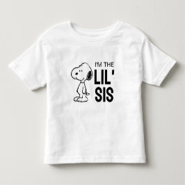 Camiseta Amendoins Snoopy | Eu sou a Irmãzinha