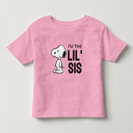 Camiseta Amendoins Snoopy | Eu sou a Irmãzinha