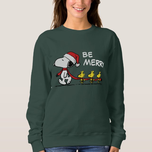 Camiseta Amendoins | Snoopy & Friends Winter Scarf (Frente)
