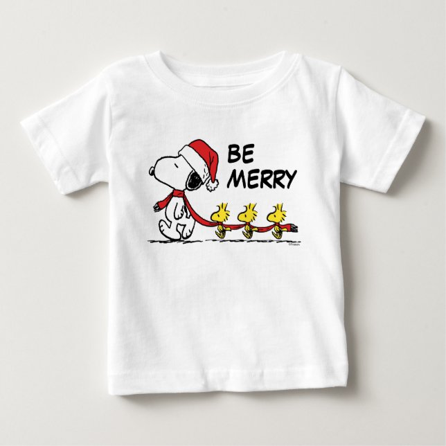 Camiseta Amendoins | Snoopy & Friends Winter Scarf (Frente)