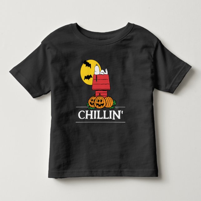 Camiseta Amendoins | Snoopy Halloween Doghouse (Frente)