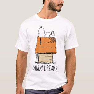 Camiseta Amendoins   Snoopy Halloween Nap