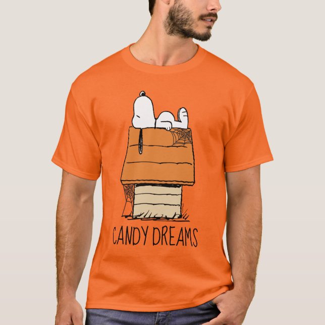 Camiseta Amendoins | Snoopy Halloween Nap (Frente)