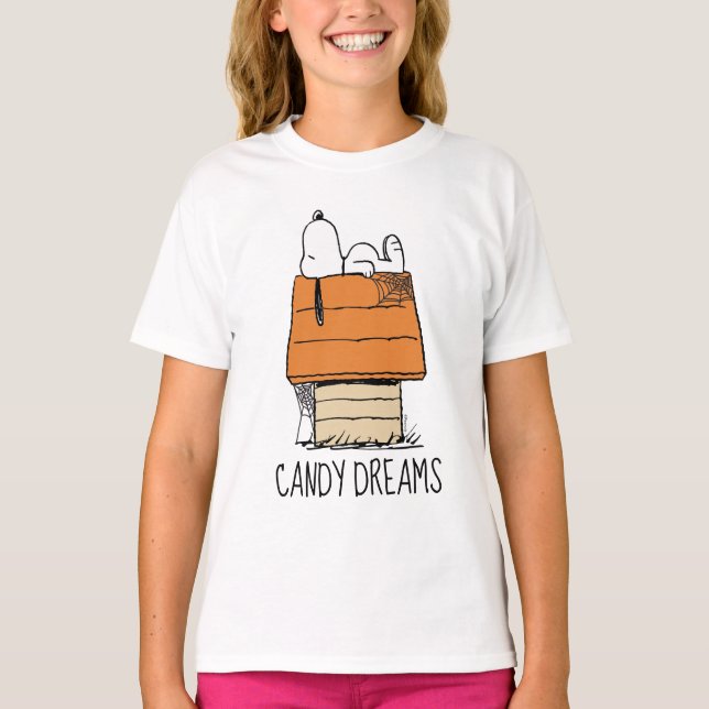 Camiseta Amendoins | Snoopy Halloween Nap (Frente)