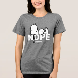 Camiseta Amendoins   Snoopy Hoje Não