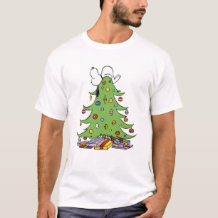 Camiseta amendoins snoopy natal