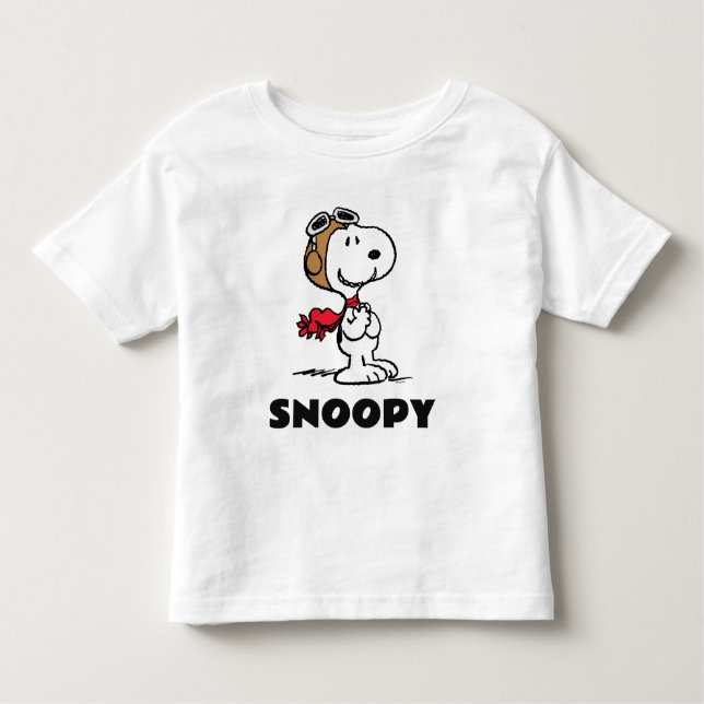 Camiseta Amendoins | Snoopy O Áce Voador (Frente)