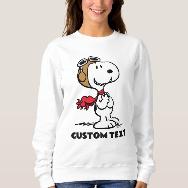 Camiseta Amendoins | Snoopy O Áce Voador (Frente)