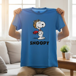 Camiseta Amendoins Snoopy O Áce Voador