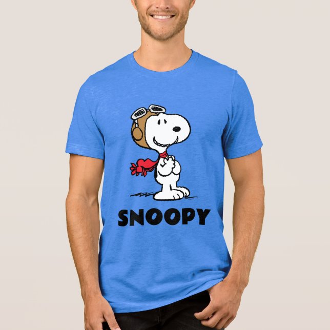Camiseta Amendoins | Snoopy O Áce Voador (Frente)