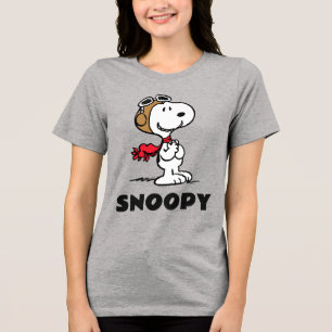 Camiseta Amendoins   Snoopy O Áce Voador