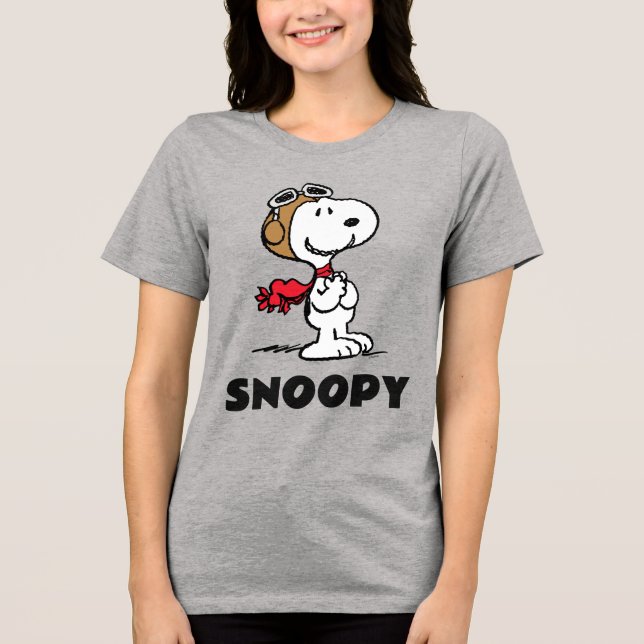 Camiseta Amendoins | Snoopy O Áce Voador (Frente)
