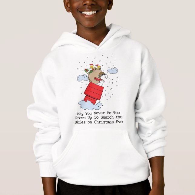 Camiseta Amendoins | Snoopy, o Ace Voador no Natal (Frente)