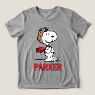 Camiseta Amendoins Snoopy O Ás Voador