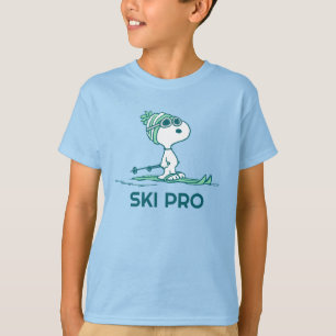 Camiseta Amendoins   Snoopy on Skis