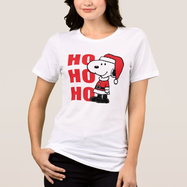 Camiseta Amendoins | Snoopy Papai Noel (Frente)