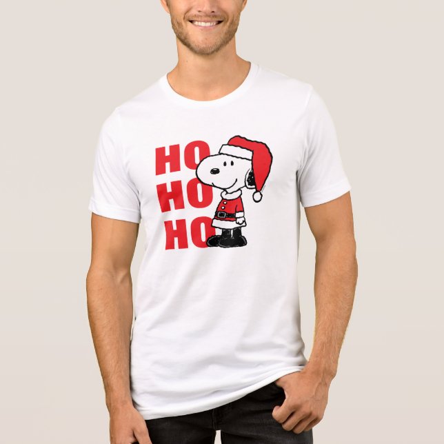 Camiseta Amendoins | Snoopy Papai Noel (Frente)
