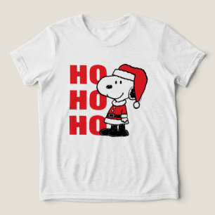 Camiseta Amendoins   Snoopy Papai Noel