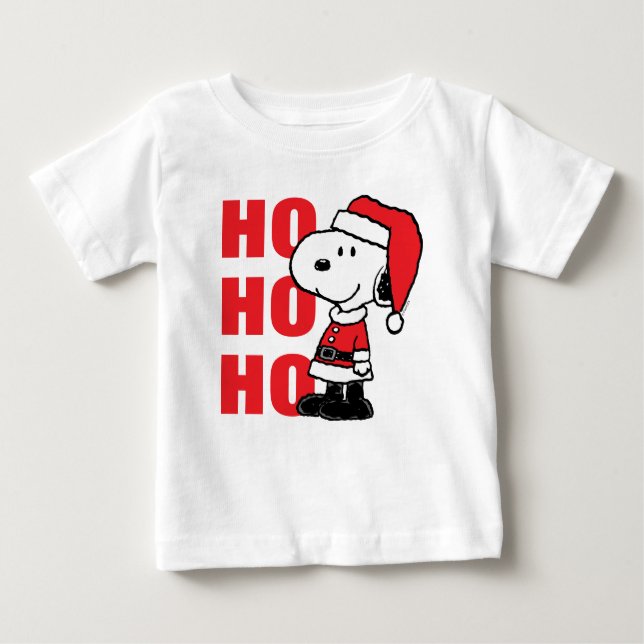 Camiseta Amendoins | Snoopy Papai Noel (Frente)