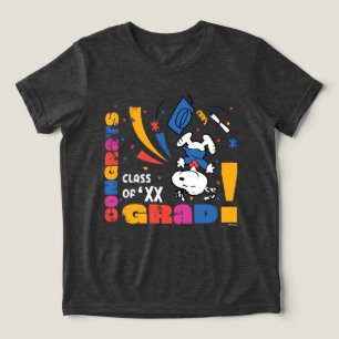 Camiseta Amendoins Snoopy Parabéns Graduado Graduação Confe