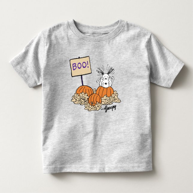 Camiseta Amendoins | Snoopy Pumpkin Patch Boo! (Frente)