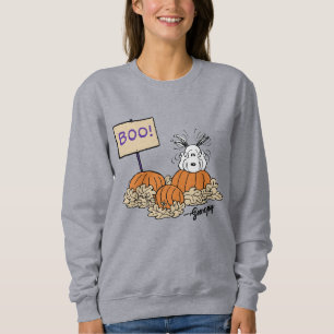 Camiseta Amendoins Snoopy Pumpkin Patch Boo!
