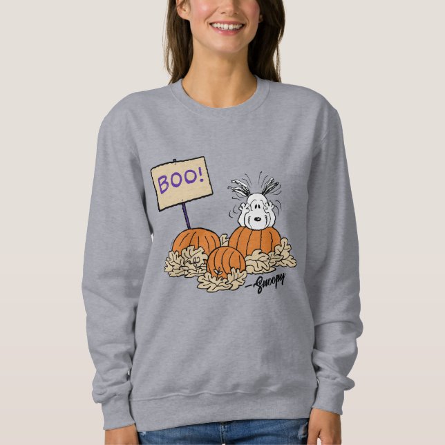 Camiseta Amendoins | Snoopy Pumpkin Patch Boo! (Frente)