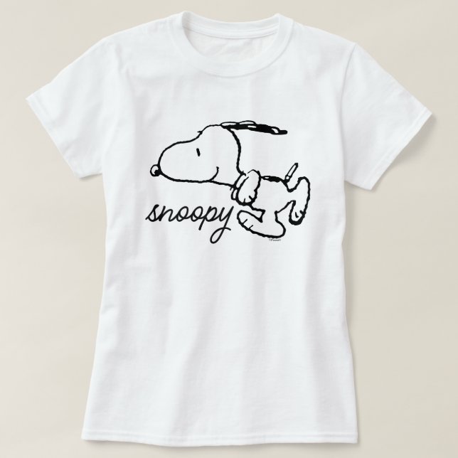 Camiseta Amendoins | Snoopy Run (Frente do Design)