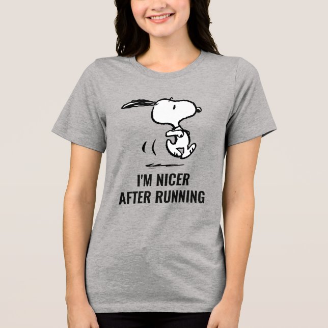 Camiseta Amendoins | Snoopy Running (Frente)