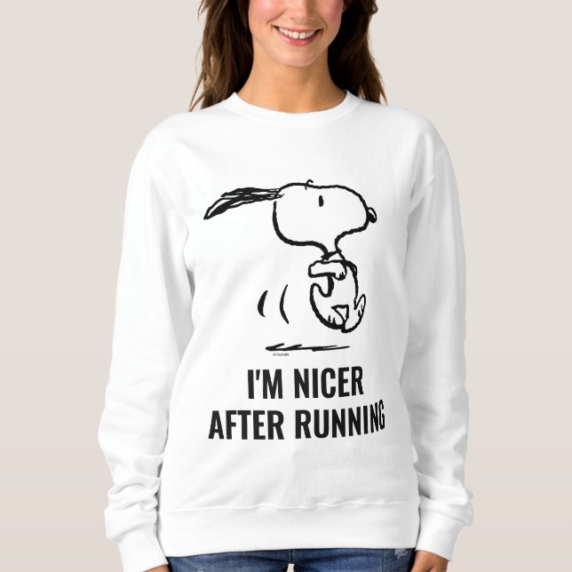 Camiseta Amendoins | Snoopy Running (Frente)
