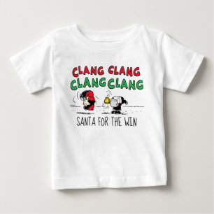 Camiseta Amendoins   Snoopy Santa Claus & Lucy