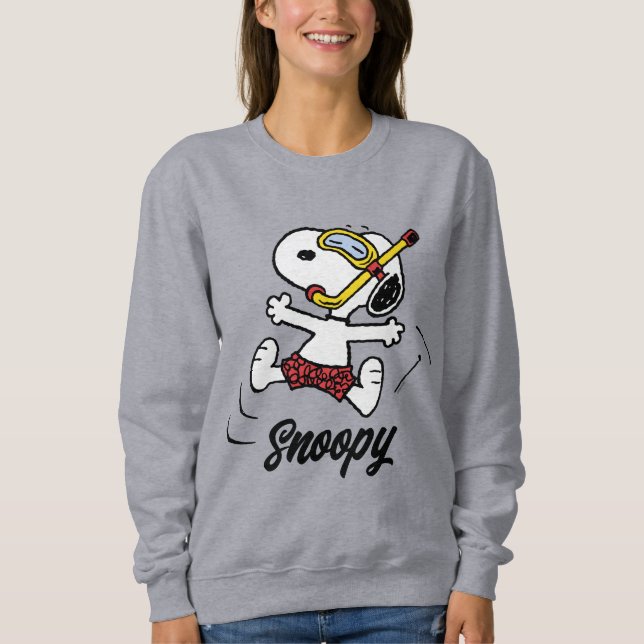 Camiseta Amendoins | Snoopy Scuba Diver (Frente)