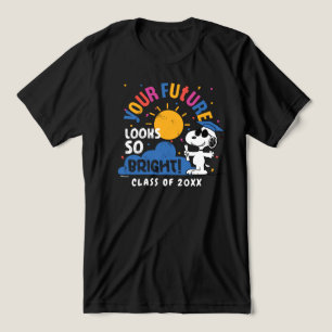 Camiseta Amendoins Snoopy Seu Futuro Parece Tão Brilhante