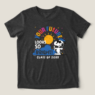 Camiseta Amendoins Snoopy Seu Futuro Parece Tão Brilhante