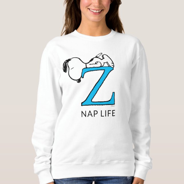 Camiseta Amendoins | Snoopy Sleeping Z (Frente)