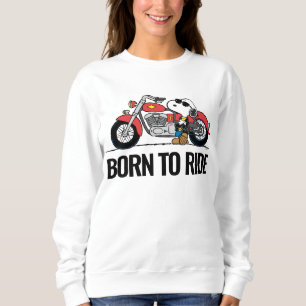 Camiseta Amendoins   Snoopy & Sua Motocicleta
