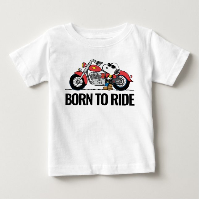 Camiseta Amendoins | Snoopy & Sua Motocicleta (Frente)