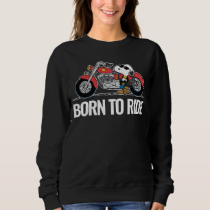 Camiseta Amendoins   Snoopy & Sua Motocicleta