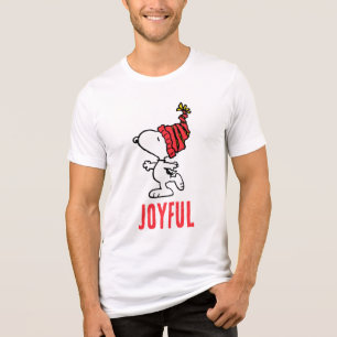 Camiseta Amendoins Snoopy Winter Beanie Boné