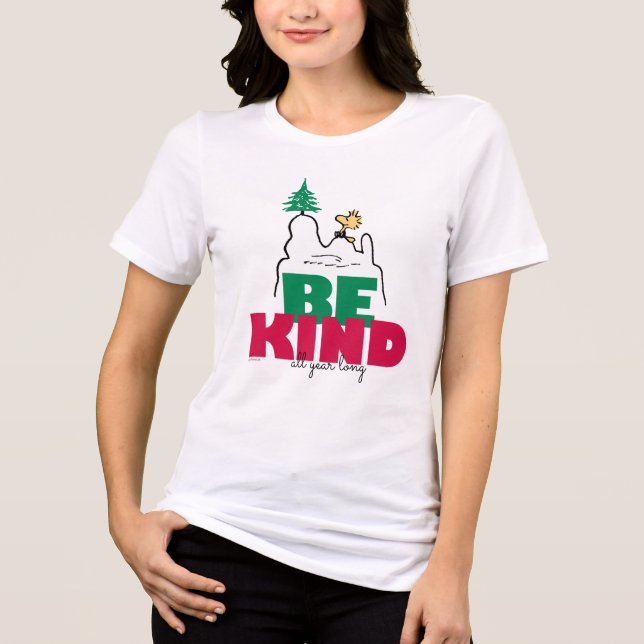 Camiseta Amendoins | Snoopy & Woodstock Be Kind (Frente)