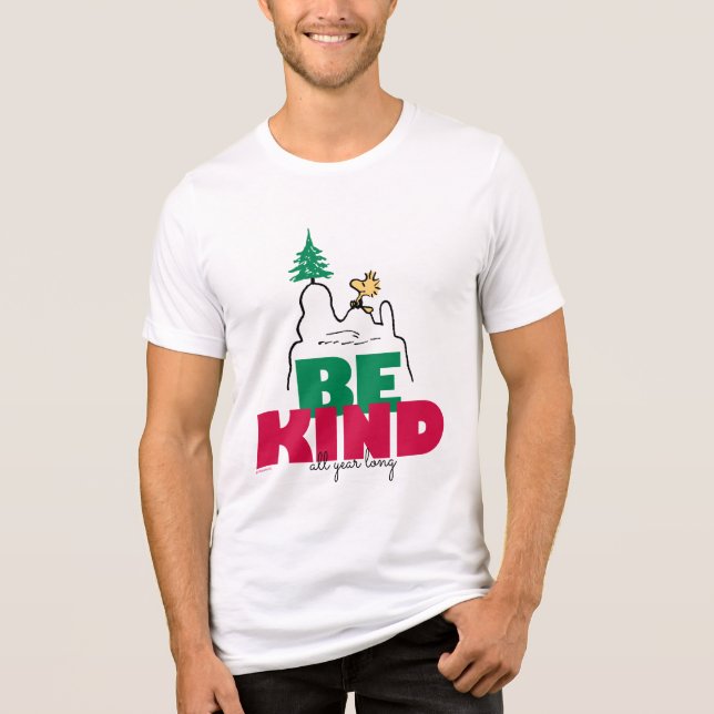 Camiseta Amendoins | Snoopy & Woodstock Be Kind (Frente)