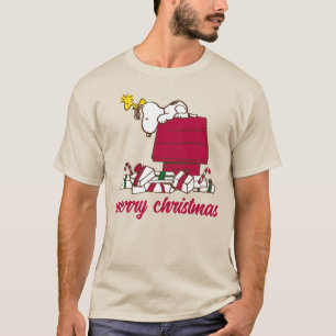 Camiseta Amendoins Snoopy & Woodstock Feliz Ugly Sweater