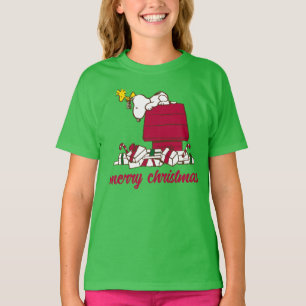 Camiseta Amendoins   Snoopy & Woodstock Feliz Ugly Sweater