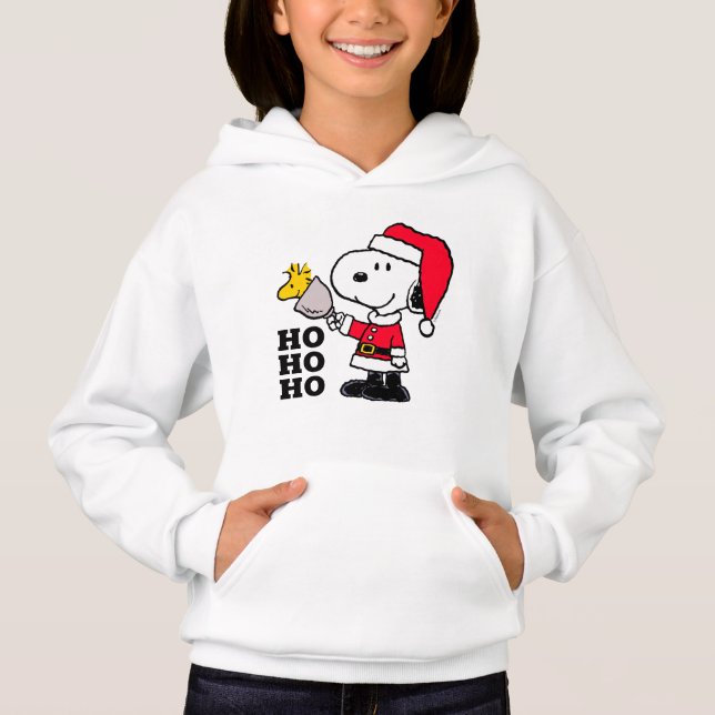 Camiseta Amendoins | Snoopy & Woodstock Ho Ho Ho (Frente)