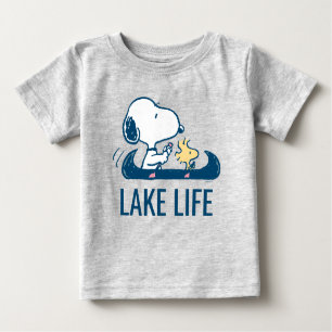 Camiseta Amendoins Snoopy & Woodstock Lake Life