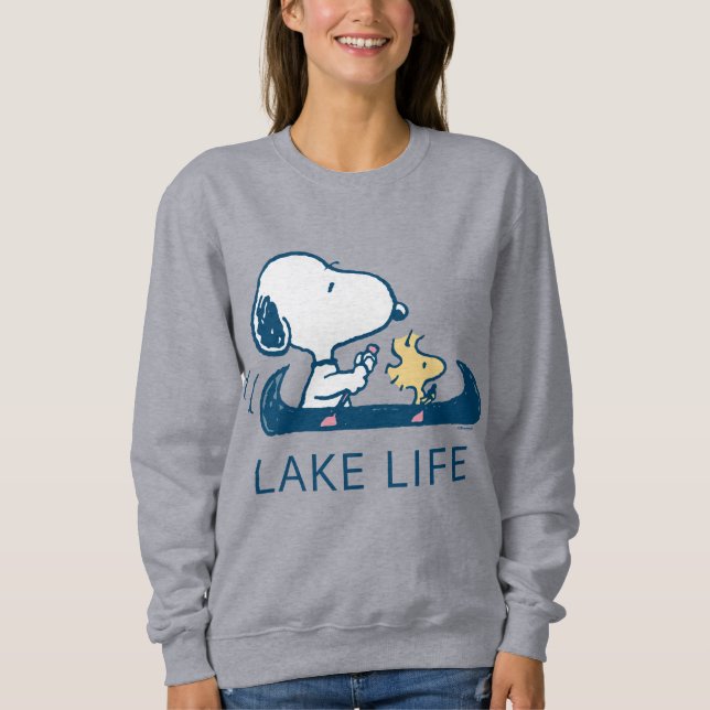 Camiseta Amendoins | Snoopy & Woodstock Lake Life (Frente)