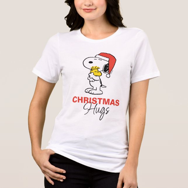 Camiseta Amendoins | Snoopy & Woodstock - Meu Primeiro Nata (Frente)